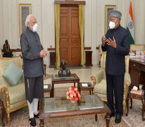 PM MEET PRESIDENT : प्रधानमंत्री मोदी ने की राष्ट्रपति से मुलाकात, यूक्रेन संकट और भारतीय छात्रों की निकासी पर हुई चर्चा