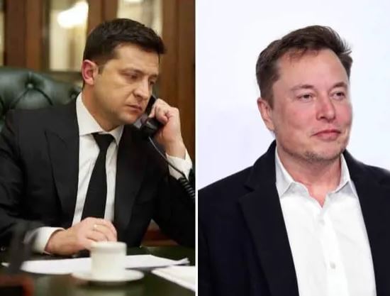 Ukraine Russia War:राष्ट्रपति Volodymyr Zelensky ने की "Elon Musk" से बातचीत