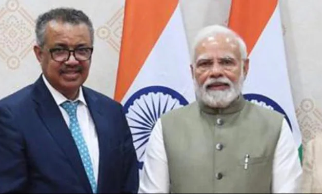 WHO Chief "क्या आपने मेरे लिए एक नाम तय किया है," WHO प्रमुख ने पूछा। पीएम ने कहा "तुलसीभाई"