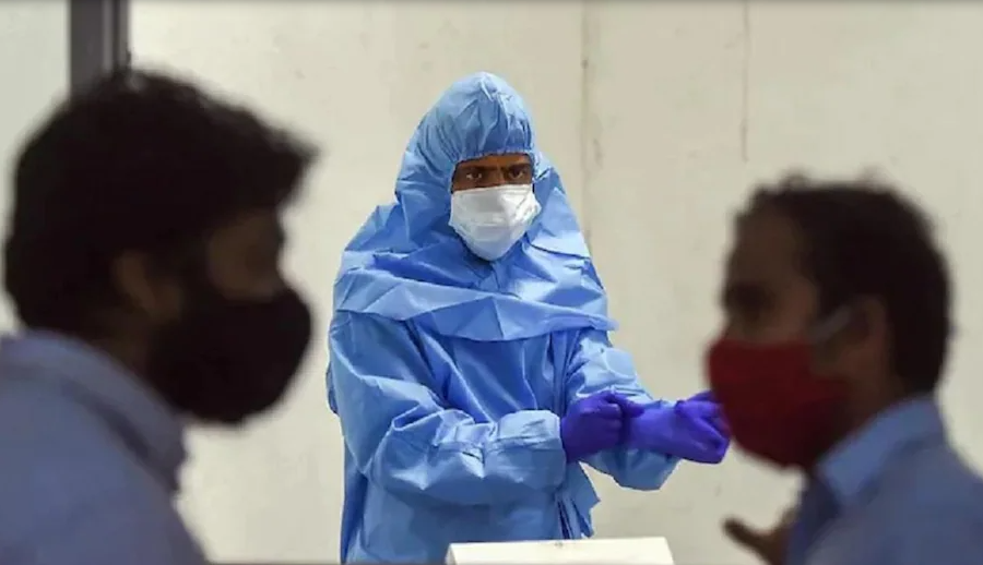 covid -19 file photo