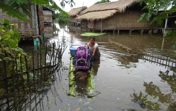 असम में बाढ़