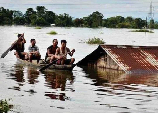 असम, ब्रह्मपुत्र, बराक, आसाम में बाढ़, बाढ़ से मौत, Flood in Assam, Brahmaputra, Barak, Assam, death due to flood