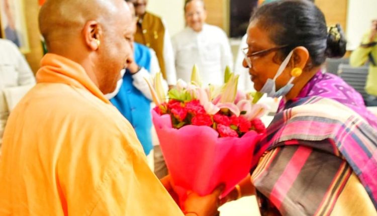 राष्ट्रपति पद की उम्मीदवार द्रौपदी मुर्मू, राष्ट्रपति पद की उम्मीदवार, द्रौपदी मुर्मू, सीएम योगी, Presidential candidate Draupadi Murmu, Presidential candidate Draupadi Murmu, CM Yogi