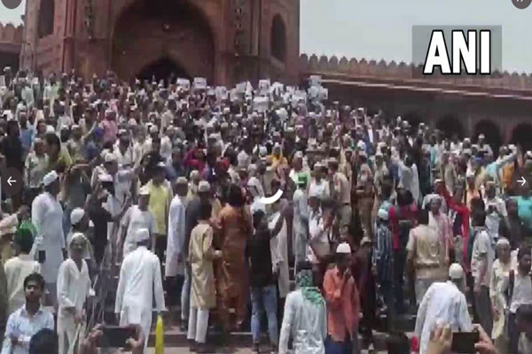 भाजपा नेता नूपुर शर्मा, दिल्ली, नवीन जिंदल, विरोध प्रदर्शन, BJP leader Nupur Sharma, Delhi, Naveen Jindal, protest