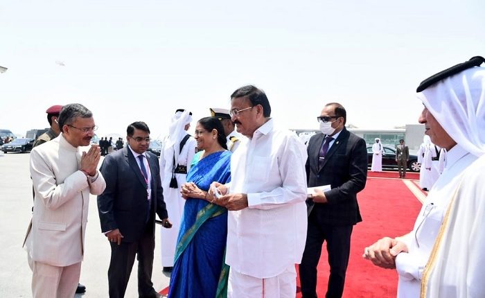कतर, उपराष्ट्रपति एम. वेंकैया नायडू, भारत यात्रा, Qatar, Vice President M. Venkaiah Naidu, Visit India
