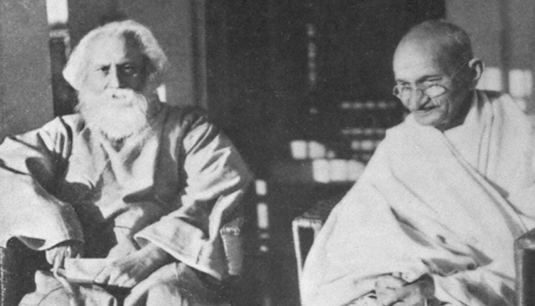 महात्मा गांधी, रवींद्रनाथ ठाकुर