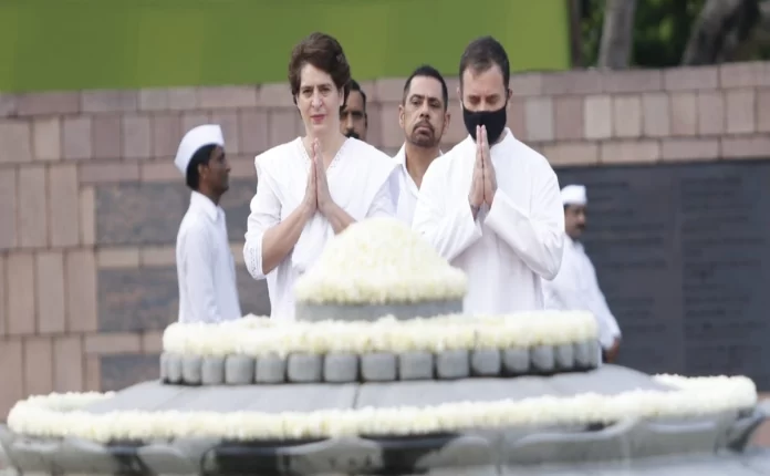 राजीव गांधी की जयंती पर राहुल प्रियंका ने अर्पित किये श्रद्धा सुमन