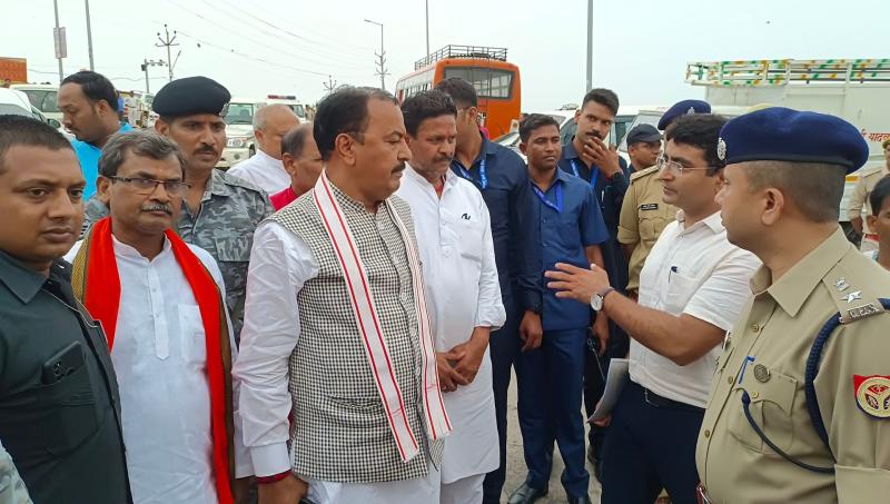 उत्तर प्रदेश, प्रयागराज, बाढ़, प्रयागराज में बाढ़, उप मुख्यमंत्री केशव प्रसाद मौर्य