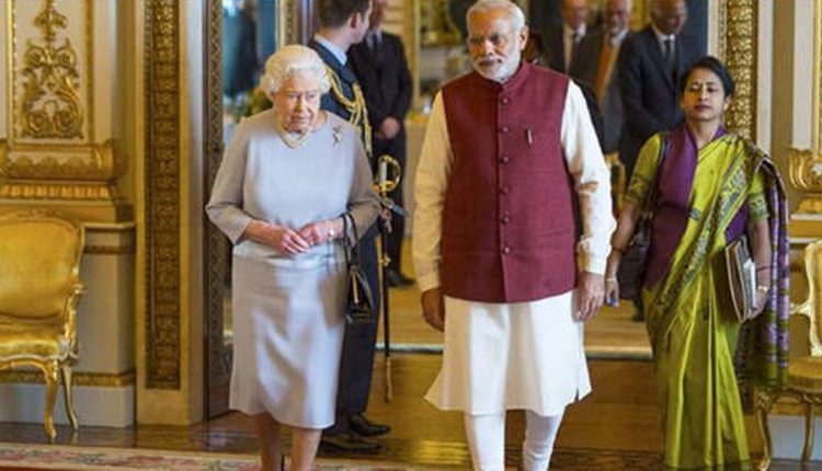 ब्रिटेन की महारानी एलिजाबेथ द्वितीय, भारत में राजकीय शोक, Queen Elizabeth II of Britain, state mourning in India
