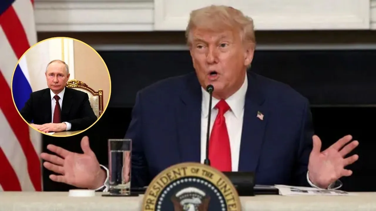 Russia, Donald Trump, Trump's 100 percent tariff threat, Trump's 100 percent tariff threat Russia, Russia's response to Trump tariff, Vladimir Putin, Sergei Lavrov,रूस, डोनाल्ड ट्रंप, ट्रंप की 100 परसेंट टैरिफ की धमकी, ट्रंप की 100 परसेंट टैरिफ वाली धमकी रूस, ट्रंप टैरिफ पर रूस का जवाब, व्लादिमीर पुतिन, सर्गेई लावरोव