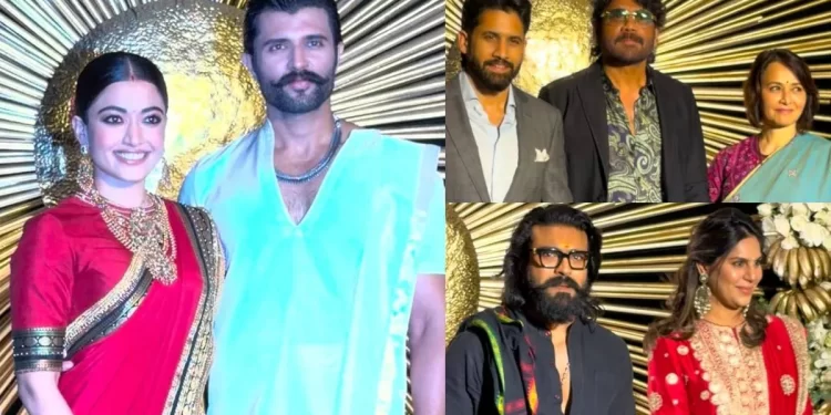 रश्मिका मंदाना-विजय देवरकोंडा के ग्रैंड रिसेप्शन में सितारों का जमावड़ा, नागार्जुन से राम चरण तक पहुंचे दिग्गज, 66 साल की नीना गुप्ता ने बटोरी सुर्खियां