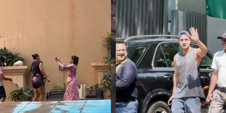 Bollywood Holi 2026: मुंबई में शुरू हुई रंगों की धूम, रणबीर कपूर-राहा की क्यूट होली ने जीता दिल